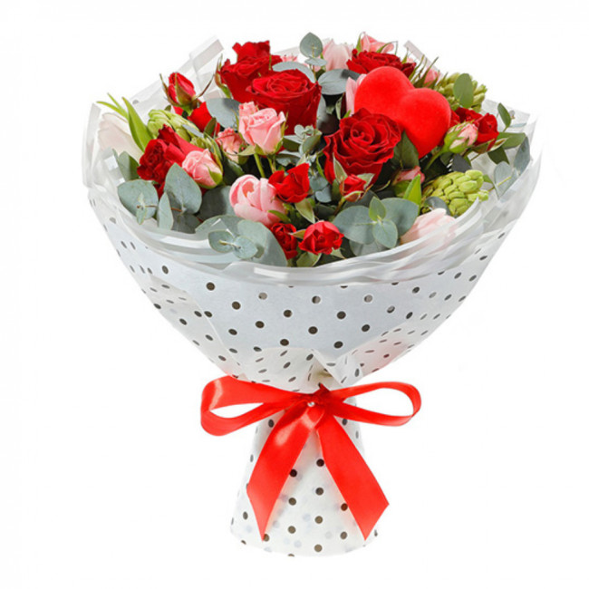 Букет цветов "Марципан"